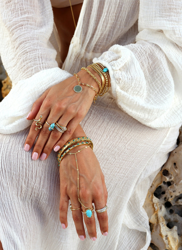 Fancy Chain Hand Bracelet Nayla Jewelry