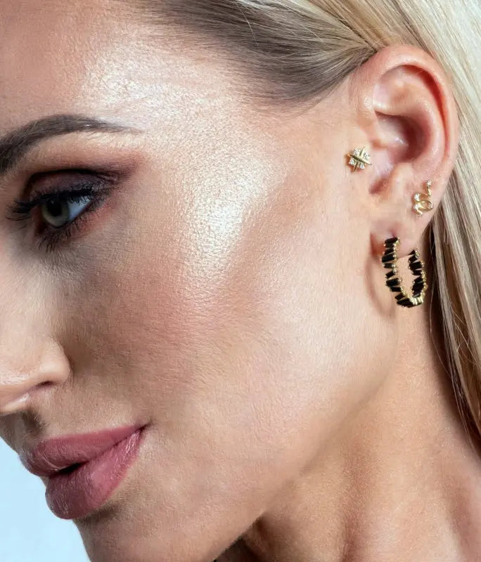 Starbust Stud Earrings Nayla Jewelry